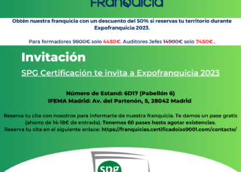 SPG Certificación Invita A Participar En Expofranquicia 2023