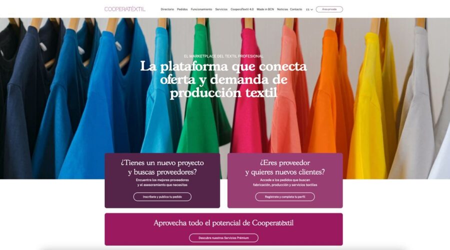 Cooperatèxtil 2.0, Nueva Plataforma Que Conecta La Industria Textil